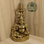 Brass Kubera Lakshmi Statue 5.9 Inch