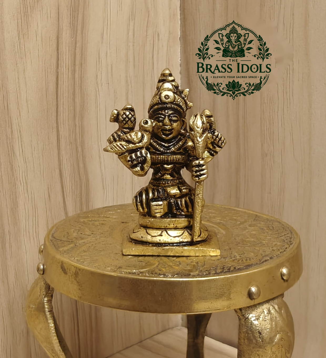Brass Kamakshi Amman Idol 2 Inch Brass Kamakshi Amman Idol 2 Inch