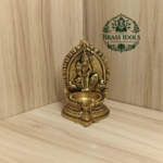 Brass Murugan Vilakku 3 Inch