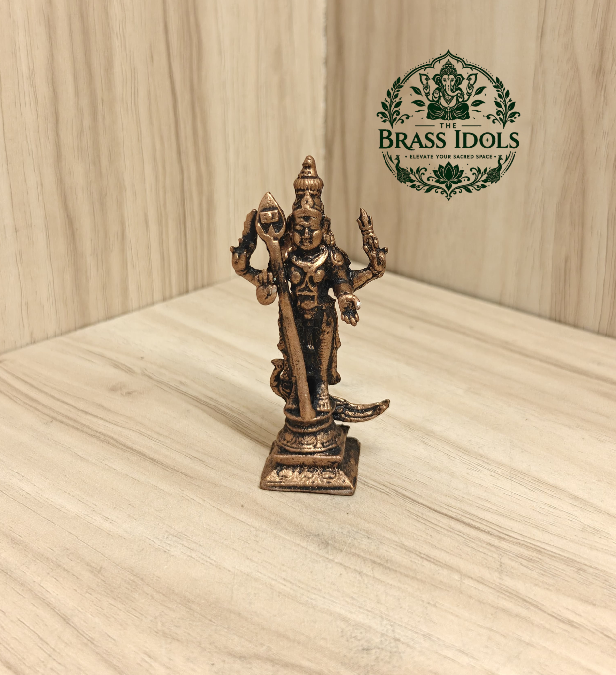 Copper Murugan Statue 3 Inch Copper Murugan Statue 3 Inch