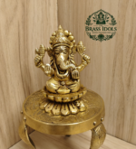 Brass Vinayagar Statue 3 Inch