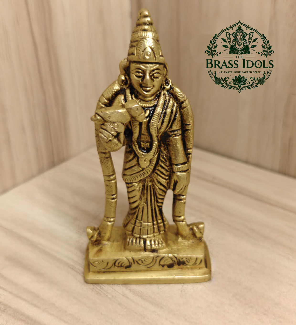 Brass Meenakshi Amman Statue 3.7 Inch Brass Meenakshi Amman Statue 3.7 Inch