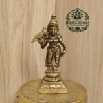 Brass Madurai Meenakshi Statue 3.4 Inch