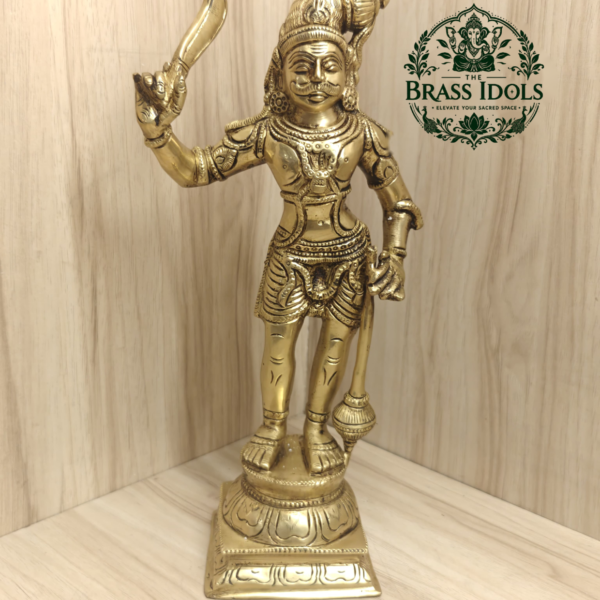 Bronze Karuppasamy Statue 11.5 Inch