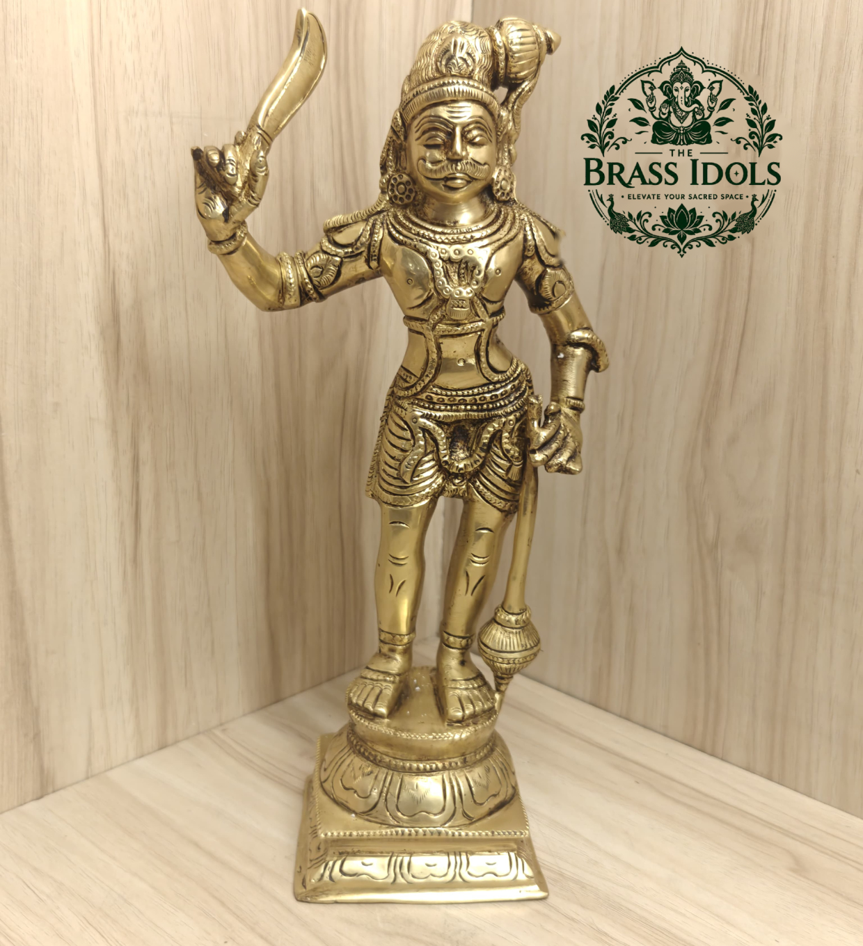 Bronze Karuppasamy Statue 11.5 Inch Bronze Karuppasamy Statue 11.5 Inch