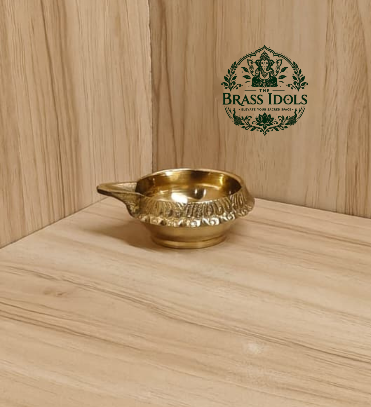 Brass Kuber Diya 2.2 Inch Brass Kuber Diya 2.2 Inch