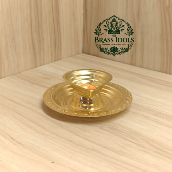 Brass Agal Diya Vilakku 3.8 Inch