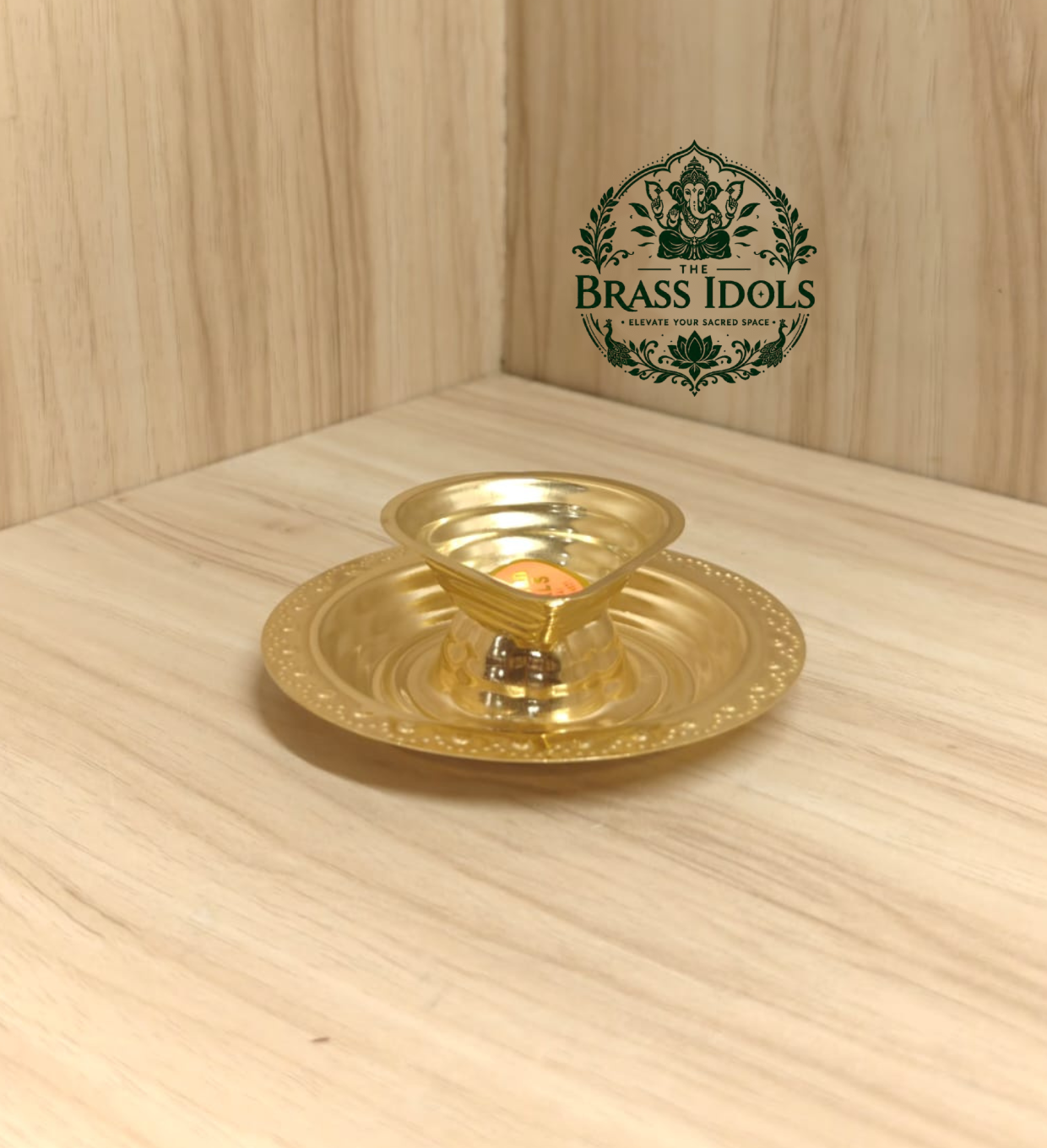 Brass Agal Diya Vilakku 3.8 Inch Brass Agal Diya Vilakku 3.8 Inch
