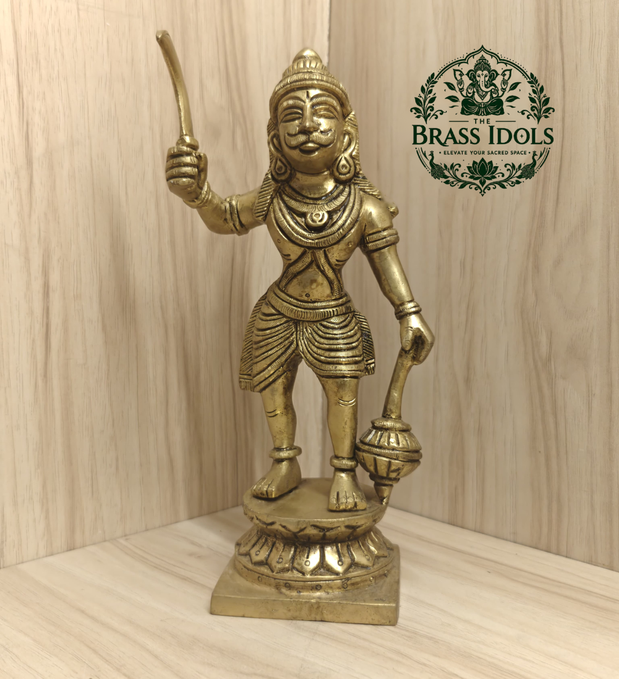 Bronze Karuppasamy Vigraham 9 Inch Bronze Karuppasamy Vigraham 9 Inch