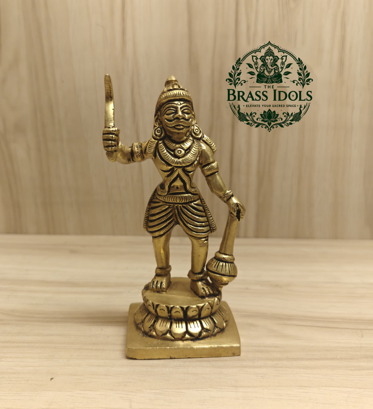 Brass Karuppasamy Statue 5.5 Inch Brass Karuppasamy Statue 5.5 Inch