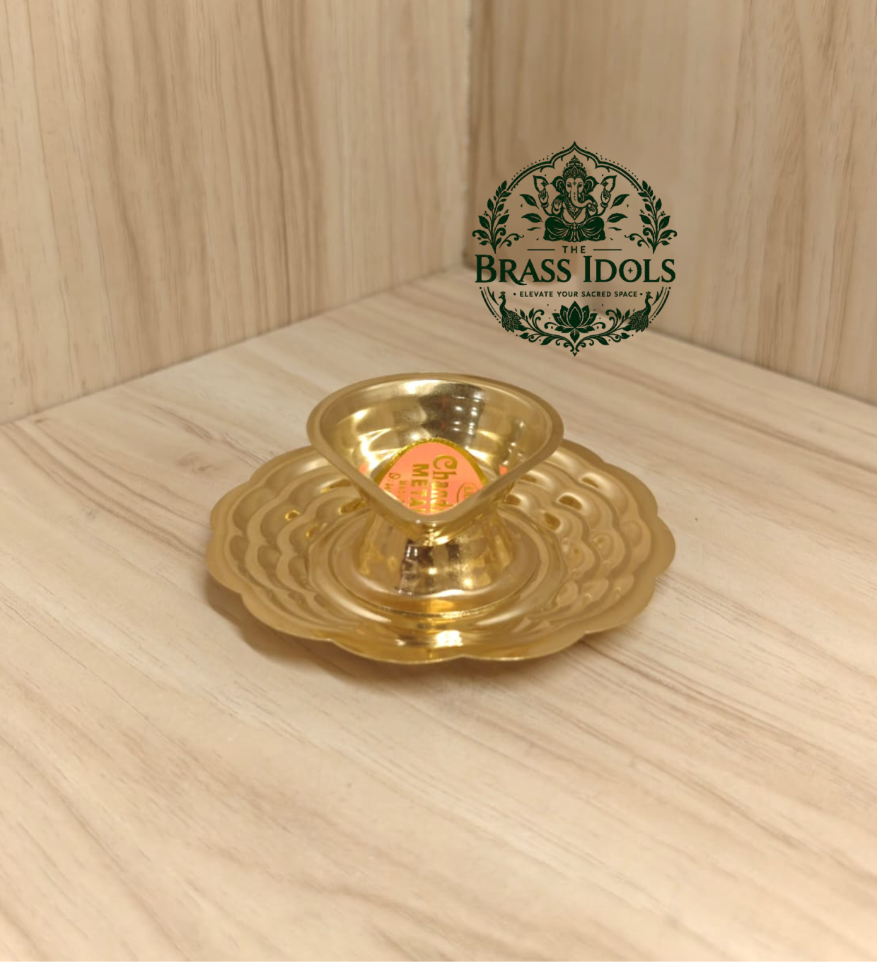 Brass Mini Table Oil Lamp 3.2 Inch Brass Mini Table Oil Lamp 3.2 Inch