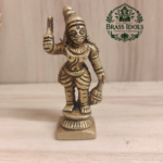 Brass Karuppasamy Statue 2.6 Inch