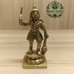 Brass Karuppasamy Idol 4.2 Inch