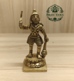 Brass Karuppasamy Idol 4.2 Inch