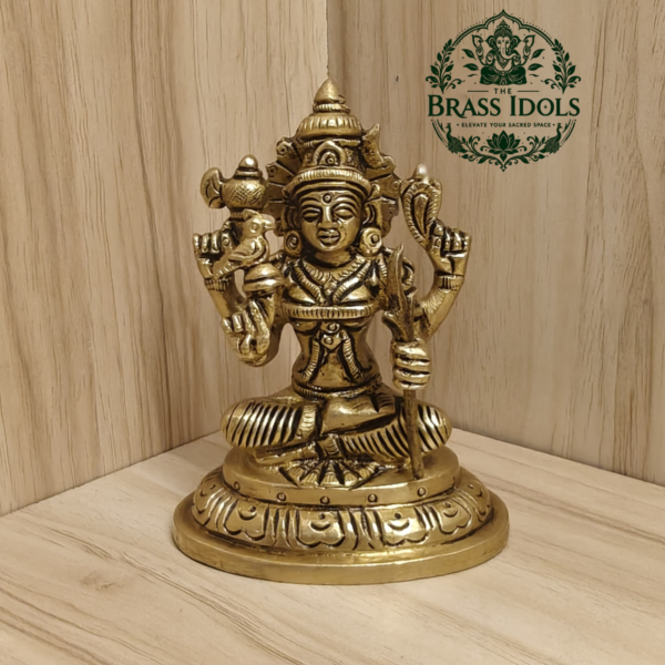 Brass Kamakshi Amman Statue 4 Inch