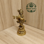 Brass Krishna Statue 3.5 Inch