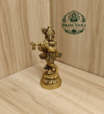 Brass Krishna Statue 3.5 Inch