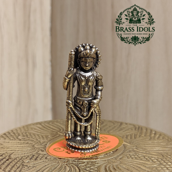 Miniature Brass Udupi Krishna Idol 1.5 Inch