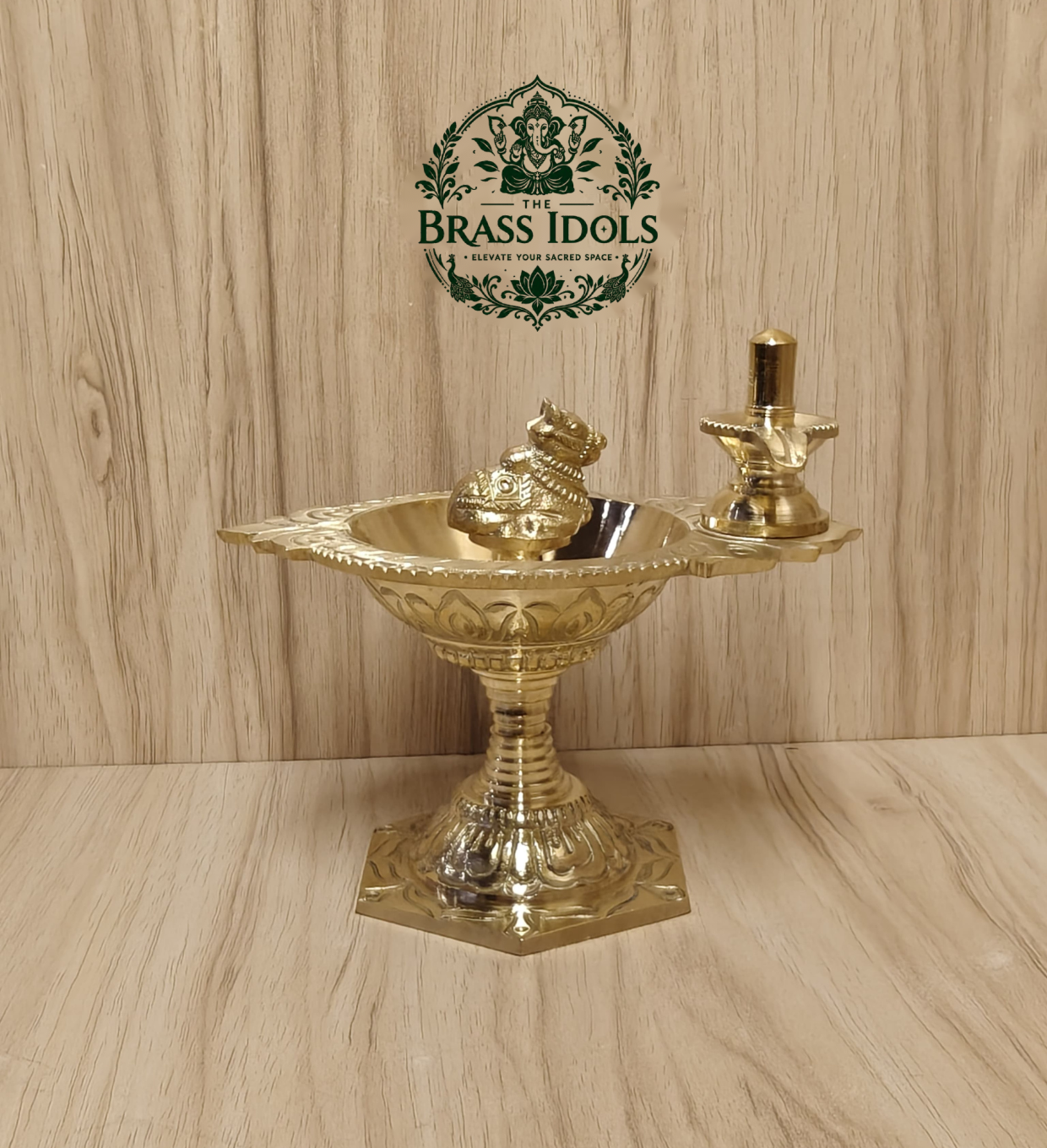 Brass Pradosha Vilakku 5 Inch Brass Pradosha Vilakku 5 Inch