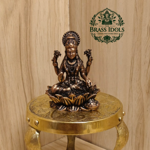 Copper Lakshmi Idol 2.4 Inch