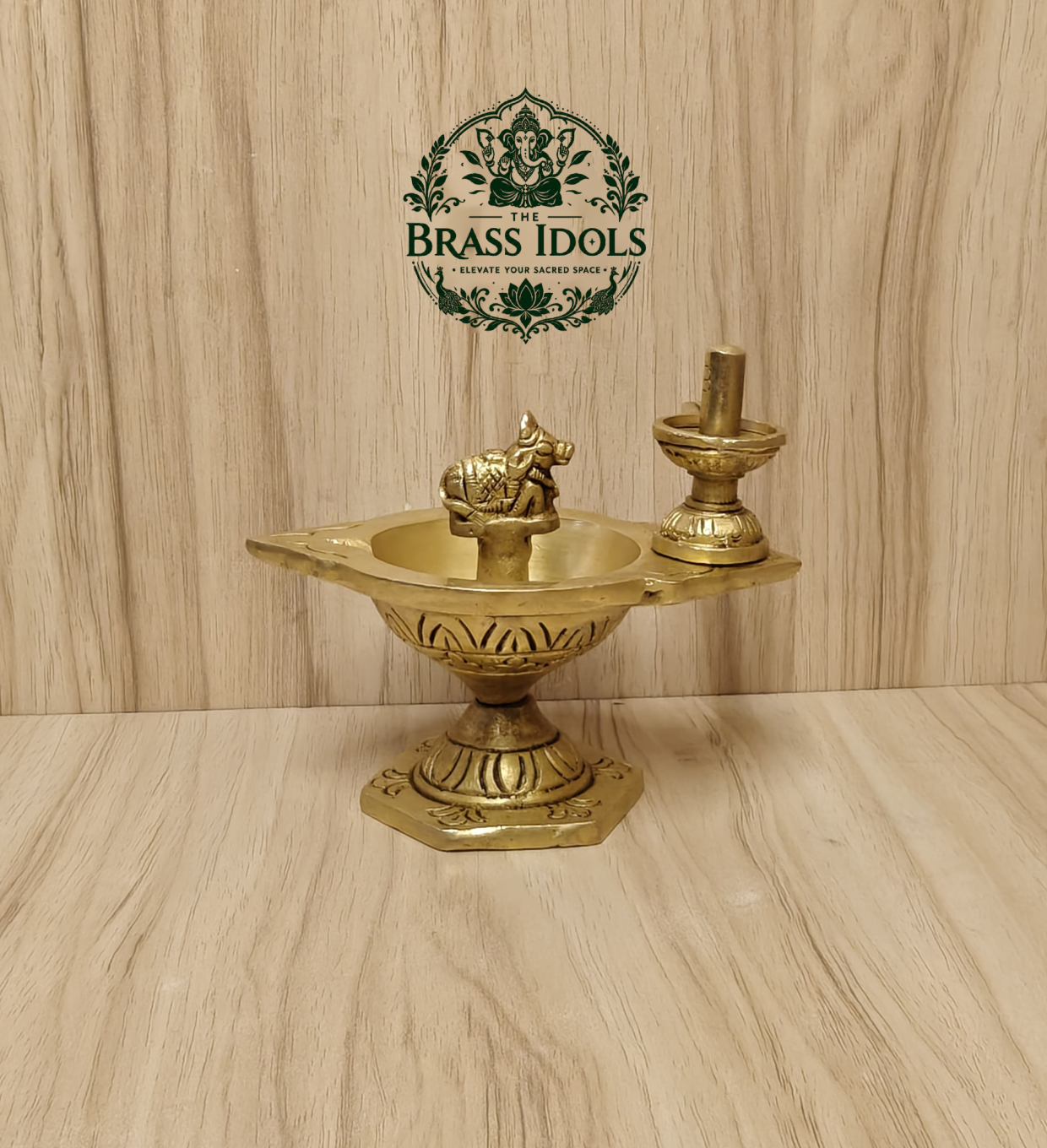 Brass Pradosha Vilakku 4.5 Inch Brass Pradosha Vilakku 4.5 Inch