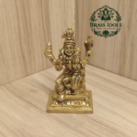 Brass Swarna Akarshana Bhairava Statue 3.5 Inch