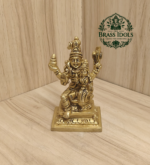 Brass Swarna Akarshana Bhairava Statue 3.5 Inch