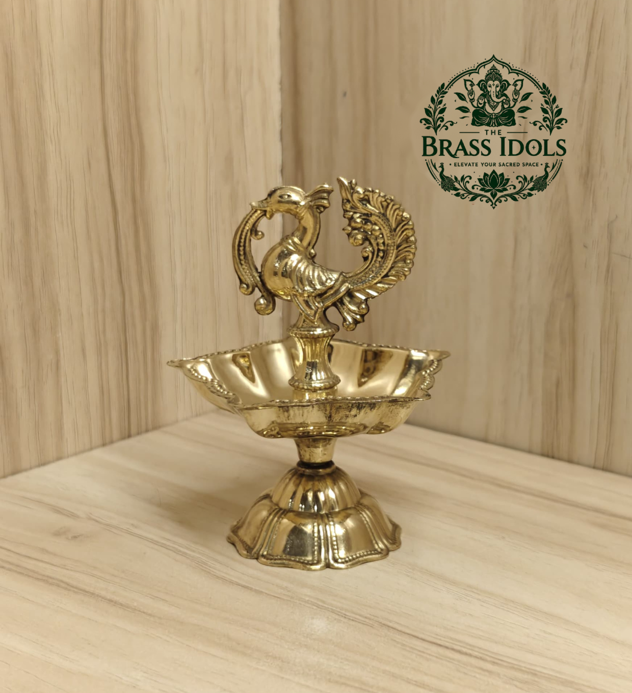 Brass Peacock Diya Size 1 – 3.5 Inch Brass Peacock Diya Size 1 – 3.5 Inch