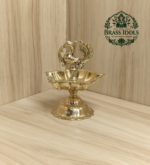 Brass Peacock Diya Size 2 – 4 Inch
