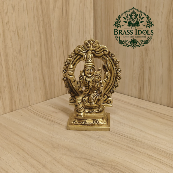 Brass Swarna Akarshana Bhairava Idol 4 Inch