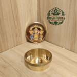 Brass Tiruchendur Murugan Kumkum Chimil 2 Inch