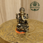 Miniature Brass Ganesh Idol 1.2 Inch