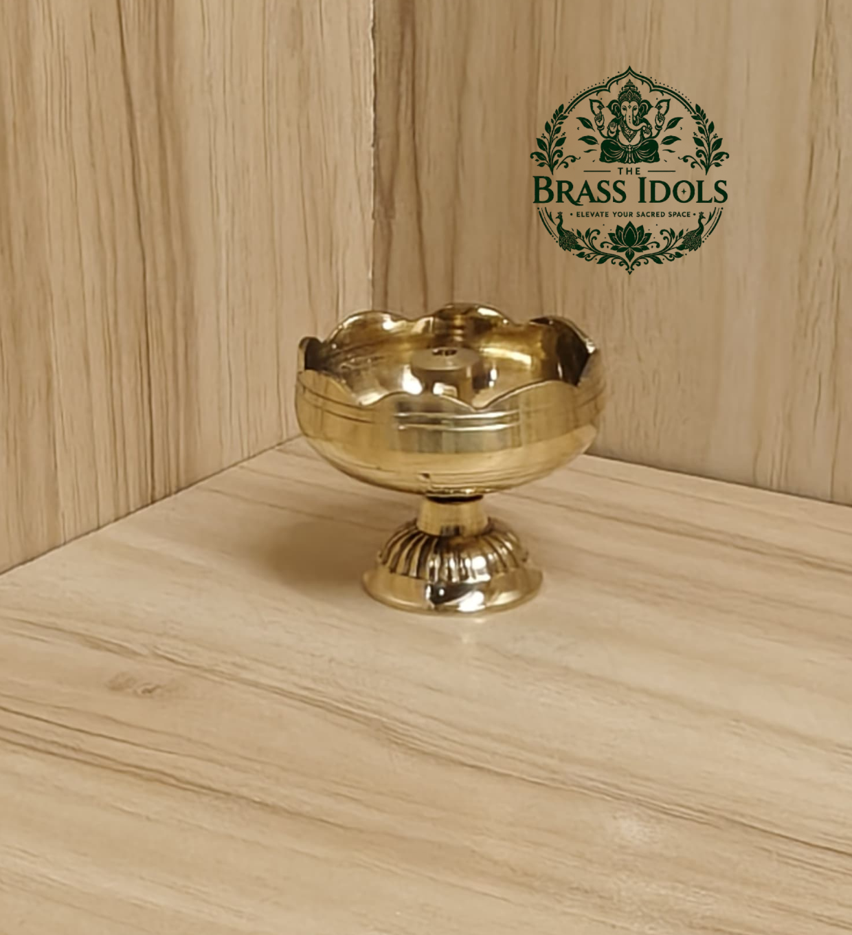 Brass Tomato Diya 1.5 Inch Brass Tomato Diya 1.5 Inch