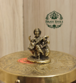 Miniature Brass Saraswati Statue 1.2 Inch