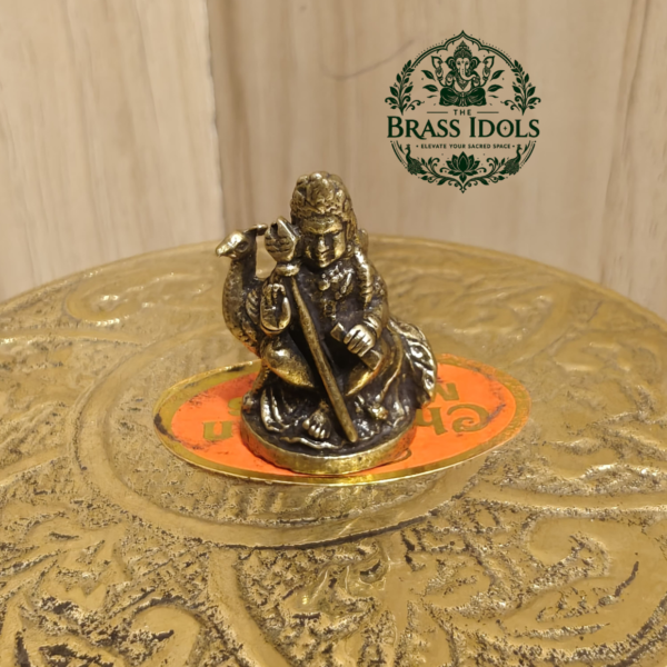Miniature Brass Balamurugan Statue 1 Inch