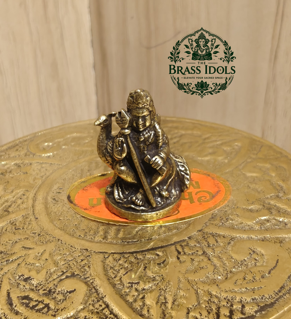 Miniature Brass Balamurugan Statue 1 Inch Miniature Brass Balamurugan Statue 1 Inch