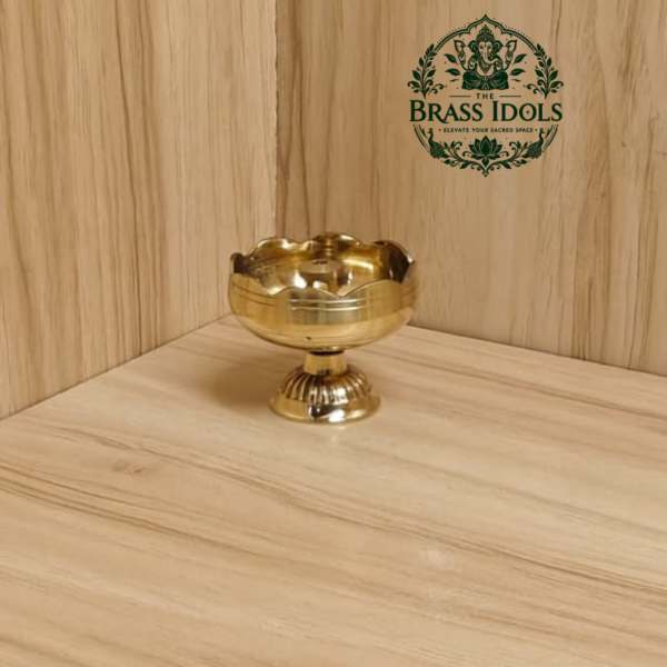 Brass Tomato Diya 1.4 Inch