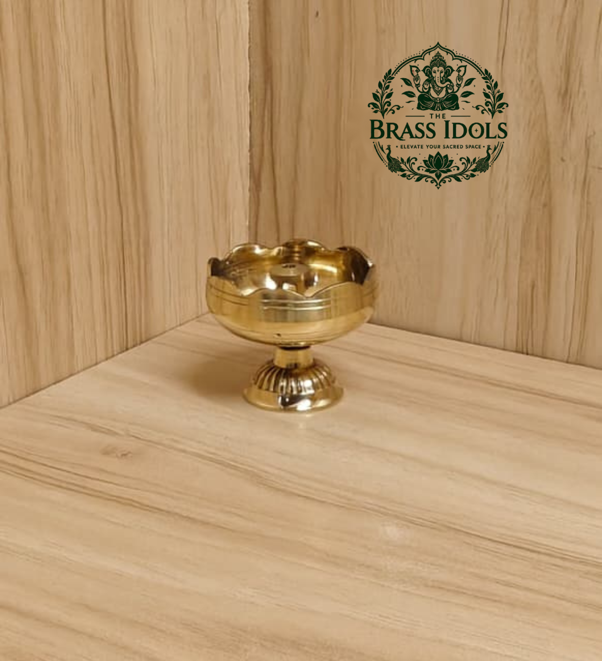 Brass Tomato Diya 1.4 Inch Brass Tomato Diya 1.4 Inch