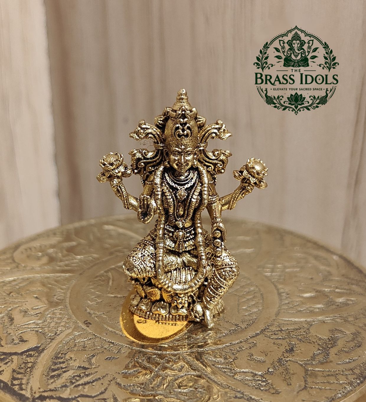 Panchaloha Lakshmi Idol 1.5 Inch Panchaloha Lakshmi Idol 1.5 Inch