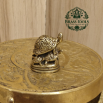Miniature Brass Tortoise Statue 0.9 Inch