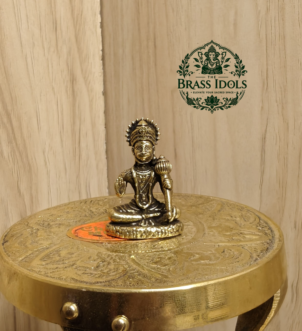 Miniature Brass Hanuman Idol 1.5 Inch Miniature Brass Hanuman Idol 1.5 Inch