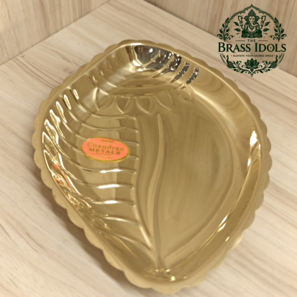 Brass Shanku Plate 8 Inch
