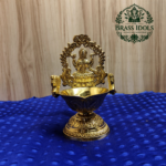 Brass Gajalakshmi Diya 6 Inch