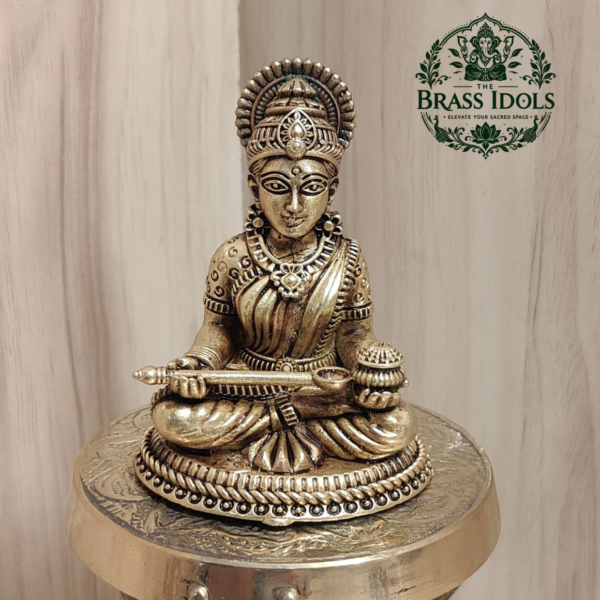 Premium Brass Annapoorani Idol 3 Inch