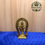 Brass Murugan Idol 4.7 Inch
