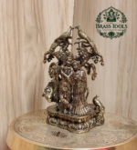 Premium Brass Radha Krishna Statue 4.2 Inch