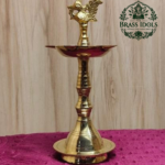 Brass Peacock Kuthu Vilakku 6.8 Inch