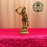 Brass Idol Madurai Veeran 5.6 Inch
