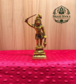 Brass Idol Madurai Veeran 5.6 Inch