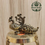 Brass Peacock Figurine 3 Inch